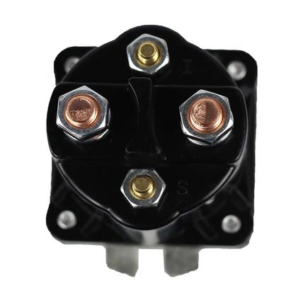 Dump Trailer Solenoid 12V 4 Terminal 100 AMP Kti Solenoid Relay Replacement for