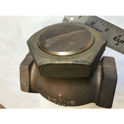2" npt Crane 150 THRD BRNZ SPRING LIFT Check Valve STEAM BOILER,2" CRANE,AE