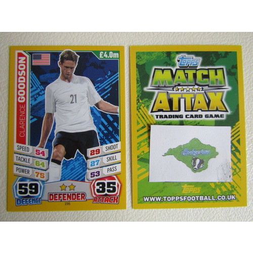 Match Attax 2014 Brasil World Cup Football Cards132-139 G Variants (EB2)