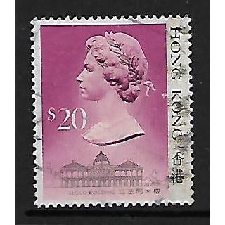 HONG KONG 1988 $20 SG 551B FINE USED