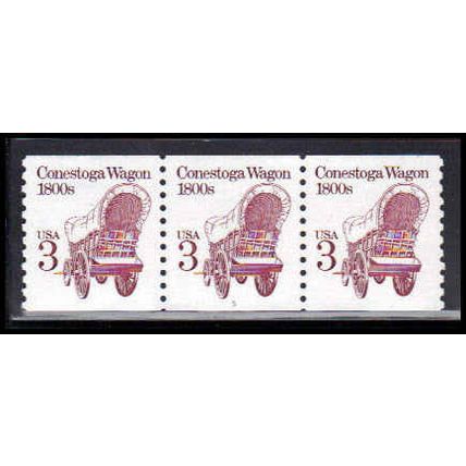 2252av 3c Conestoga Wagon Very Fine MNH LGG PNC 5/3 Small 5 PA2752