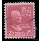 Used 829 25c William McKinley Just Clears M08119