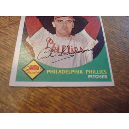 1959 Topps, CURT SIMMONS, #382, Phillies