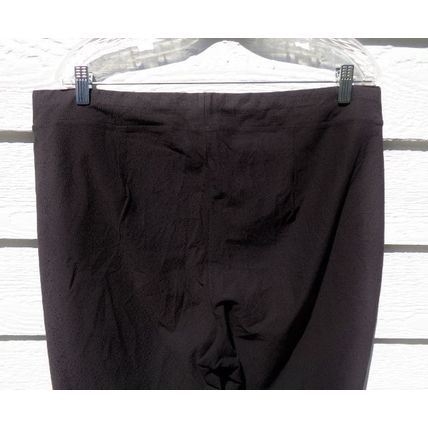 Eileen Fisher Womens Viscose Pants XL Brown 38 Waist 020