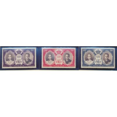 Monaco Stamps Scott #C46 To C48, Mint Never Hinged