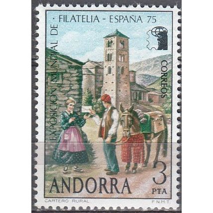 Andorra Español 1975 Michel 95 Neuf ** Cote (2008) 0.50 € Facteur 19ème siècle