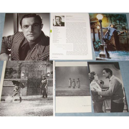 GENE KELLY 40x Clippings 1952/54-recent + Trading Card