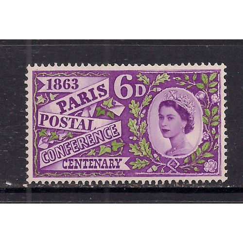 GB 1963 QE2 6d Paris Postal conference Umm SG 636 ( E297 )