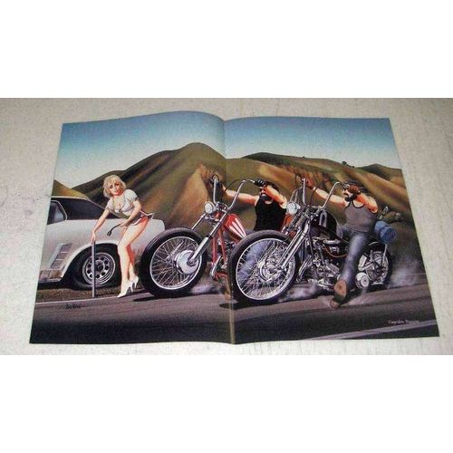 1985 David Mann Illustration - Flat Tire