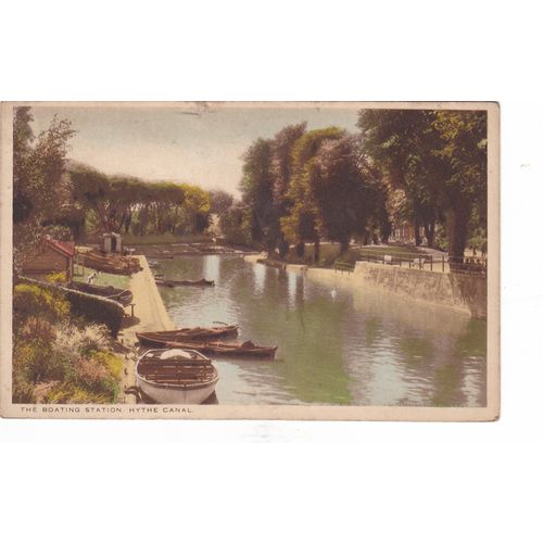 The Boating Station Hythe Canal Kent Postcard (Ken76012)