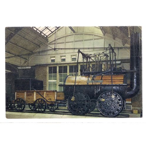 'LOCOMOTION' Stockton & Darlington Railway unused postcard J.Arthur Dixon =