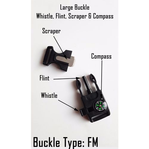 French Foreign Legion Badged Survival Bracelet Tactical Edge.