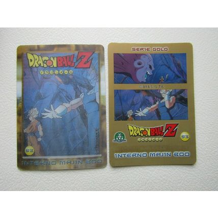 Giochi Preziosi 1989 Dragon Ball Z Serie Gold Lenticular Card Choice (e34)