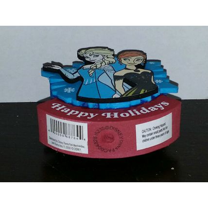 DISNEY CHRISTMAS FROZEN SNOW FLAKE ANNA & ELSA CAR TRUCK ANTENNA TOPPER~NEW~