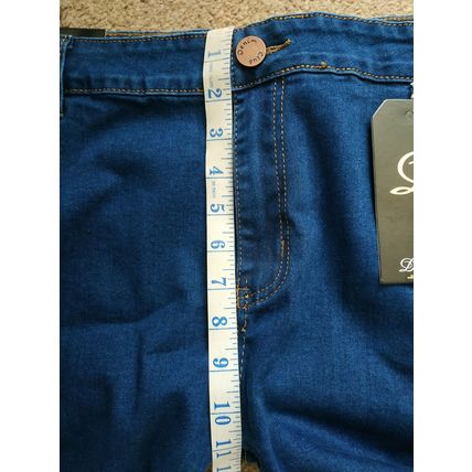 Denim Club Size size 24 straight Jeans Blue New with tag, inside leg 29.4"