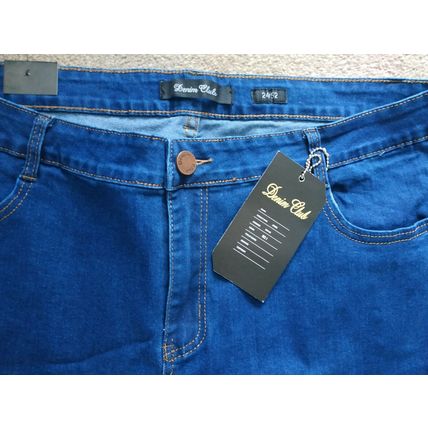 Denim Club Size size 24 straight Jeans Blue New with tag, inside leg 29.4"