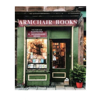 Armchair Books Edinburgh Victorian Bookstore Scottish Shop Postcard
