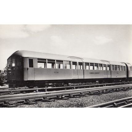 London Tube Stock Bakerloo Piccadilly & Northern Lines Real Photo Postcard