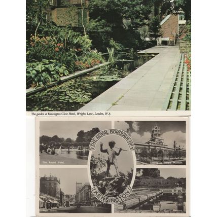Kensington Close Hotel The Royal Borough Of London 2x Postcard s