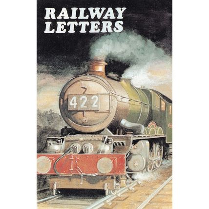 Railway Letters Train Transportation Royal Mail Poster Postcard