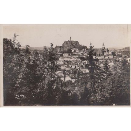 Le Puy Paysage Sur La Ville French Haute Loire incl Postmark Antique Postcard