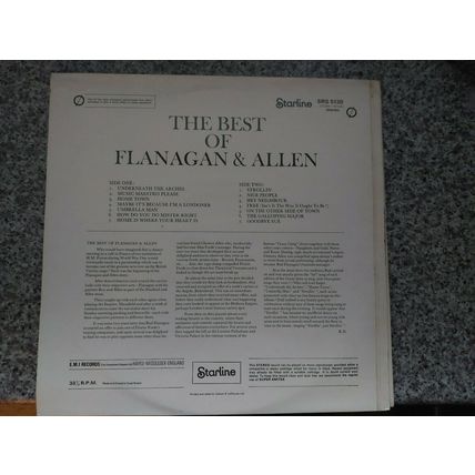 Flanagan And Allen – The Best Of Flanagan And Allen (SRS5130) (LP)