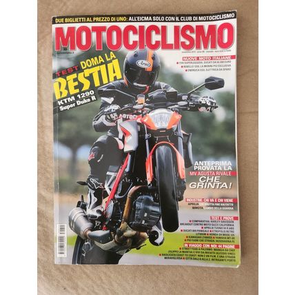 Motociclismo Magazine Novembre 2013 – Test: Doma La Bestia KTM 1290 Super Duke R
