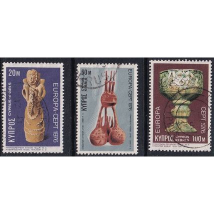 Cyprus 1976 SG 452-4 Used - Europa/CEPT (G-253 (8))