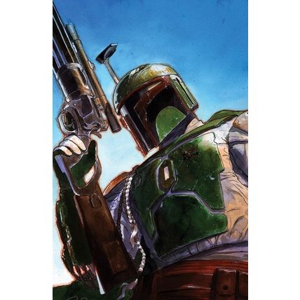 2021 Marvel Star Wars War of the Bounty Hunters Virgin Variant #5 Boba Fett Gera