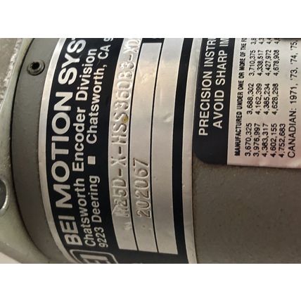 BEI M25D-X-HSS360B3-XD2-CR-E-C14-X-24 , W/O 202067 Rotary ENCODER,DL