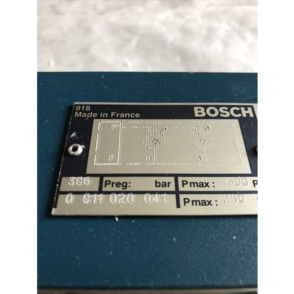 NEW BOSCH 0 811 020 041 HYDRAULIC VALVE, 3500psi MAX,0811020041,EA
