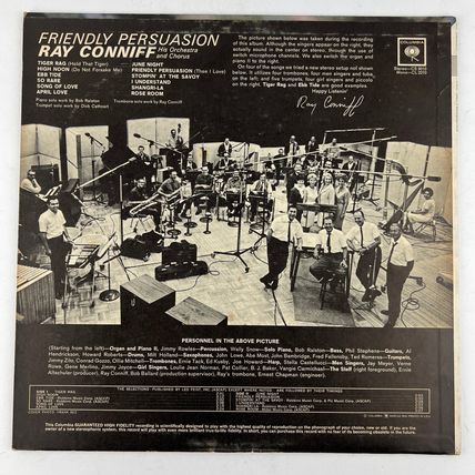 Ray Conniff & Orchestra & Chorus Friendly Persuasion Vinyl LP Album CL 2210