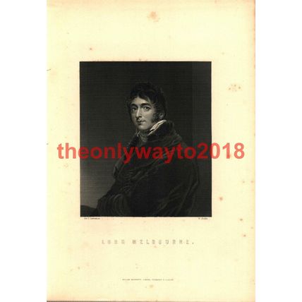 Lord Melbourne, Book Illustration (Print), c1890