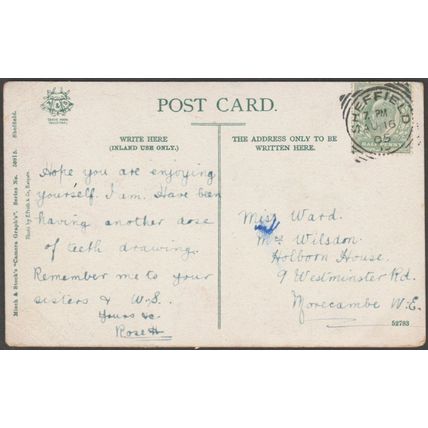 Mappin Art Gallery, Sheffield, Yorkshire, 1905 - Misch & Stock Postcard