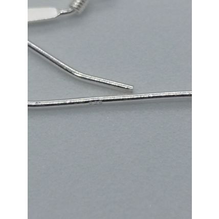 Solid .925 Sterling Silver Earring Ear Wires Fish Hooks HIGH QUALITY ( 1 Pair )