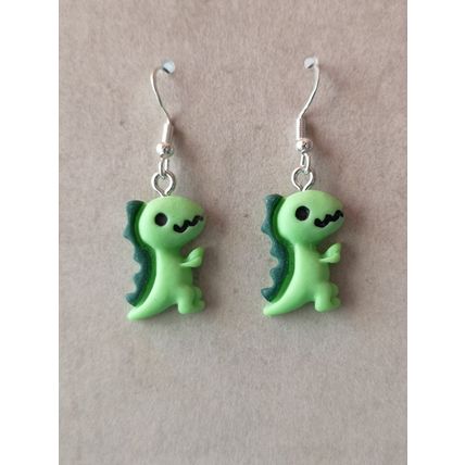 Kawaii Dinosaur Drop Earrings