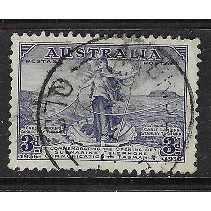 AUSTRALIA 1936 OPENING SUBMARINE CABLE 3d USED SG160