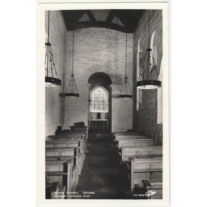 Vintage postcards Church interiors. Unposted. Job lot
