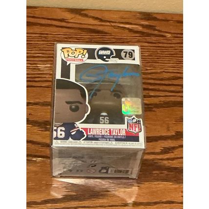 Funko Pop! Lawrence Taylor #79 Signed Beckett Limited Figure (With Protector)