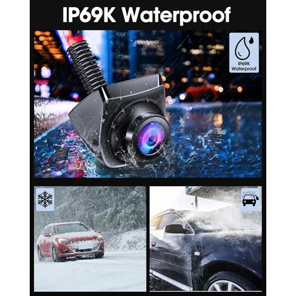 360°Rotatable】 AHD 1080P Backup Camera for Car Truck Back up Camera for Cars RV