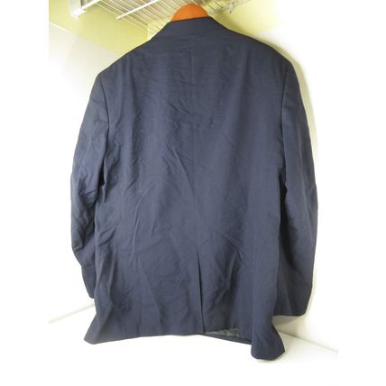 Milano International Navy Uniform Style Suit Jacket Blazer Blue Gold Buttons 48R