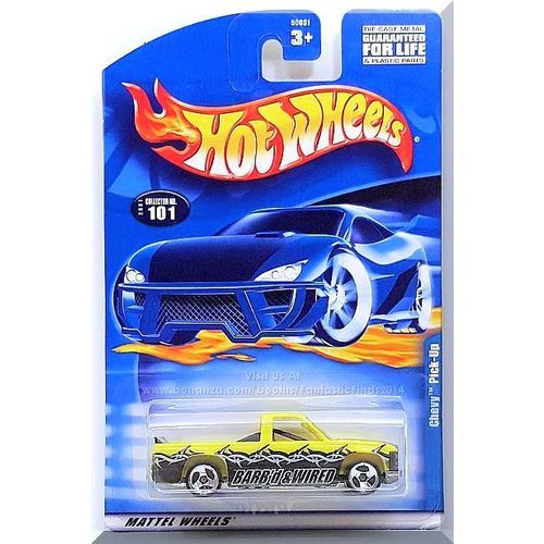 Hot Wheels - Chevy Pick-Up: Collector #101 (2001) *Yellow Edition / 3 Spoke*
