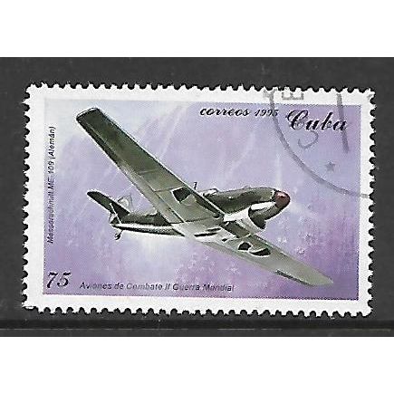 CUBA 1995 75c MESSERSCHMITT ME - 109 GERMANY SG 3977 FINE USED#2