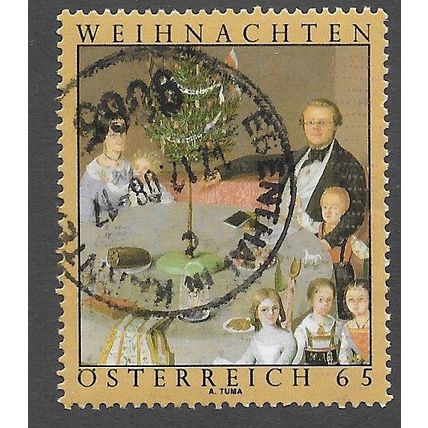 AUT 2008 65c 'CHRISTMAS ' FINE USED (EBID73-364)