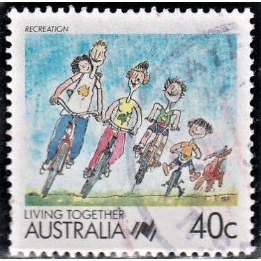 AUSTRALIA, 1988 40c Living Together, SG 1122 (Scott #1064), used