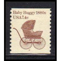 1902 7.4c Baby Buggy Fine MNH Dry Gum CNS 2 PA5573