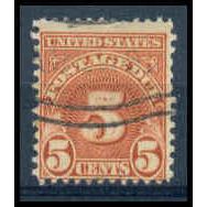Used J83 5c Postage Due Average WA1396