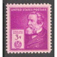 891 3c Cyrus McCormick Fine MNH GA0016