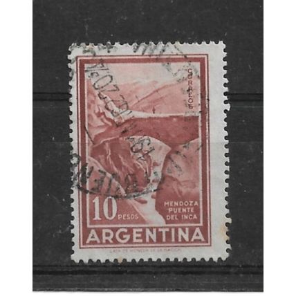 Argentina.SG1286 10p Inca Bridge,Mendoza.Fine Used.Dec21