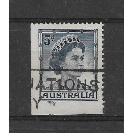 Australia.SG314 5d Queen Elizabeth II (Deep Blue).Fine Used.Jan22n